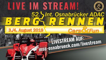 52. Int. Bergrennen in Osnabrück Hilter/Borgloh 02.-04.08.2019 E-Mobil Cup