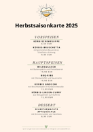 Herbstsaisonkarte