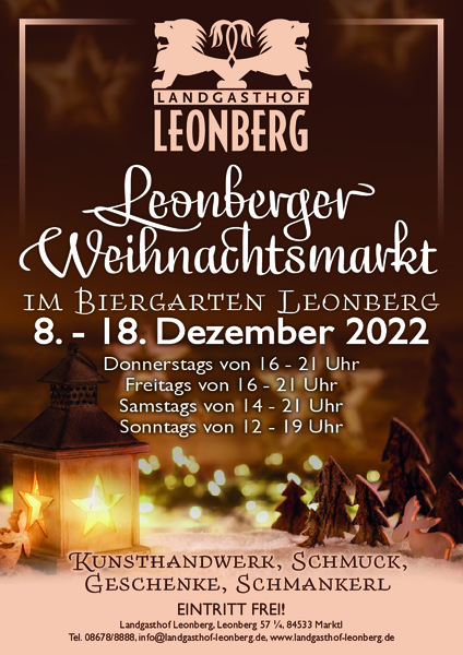 Leonberger Weihnachtsmarkt 8-18.Dezember 2022