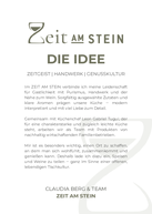 Speise- und Weinkarte Mai 2026