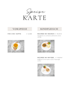 Speisekarte