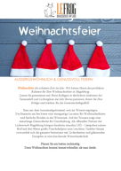 Weihnachten Expose Mappe 2023 Le Frog