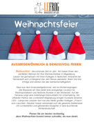 Weihnachtsfeiern 2022 LE FROG EXPOSE
